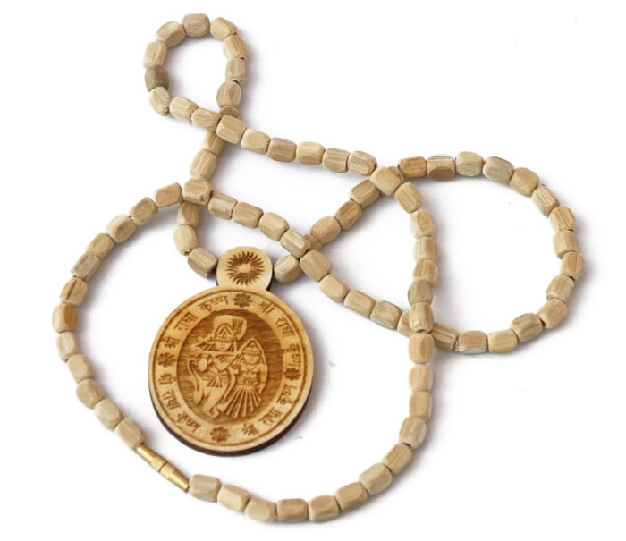 Канхімала з Туласі з кулоном Радха Крішна