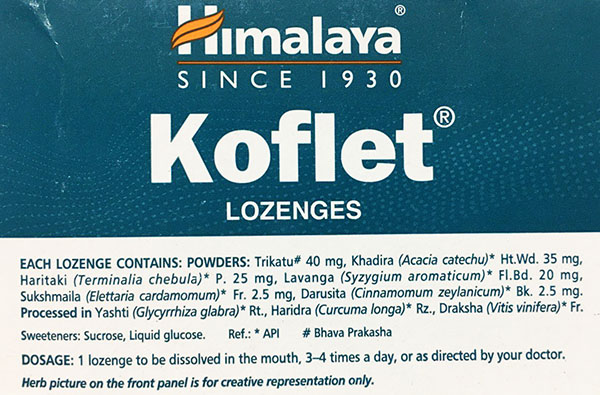 Кофлет - льодяники від кашлю Кофлет - льодяники від кашлю