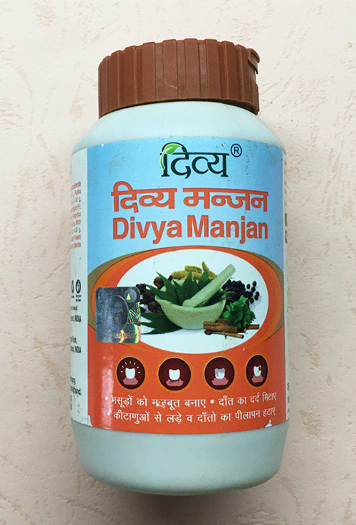 Дант Манджан Patanjali зубний порошок