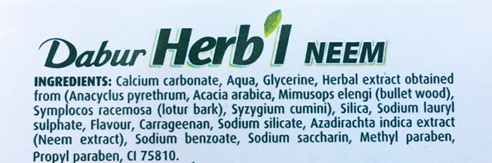 Neem Dabur зубна паста Neem Dabur зубна паста
