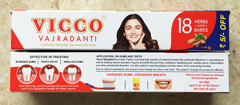 аюрведична зубна паста Vicco аюрведична зубна паста Vicco