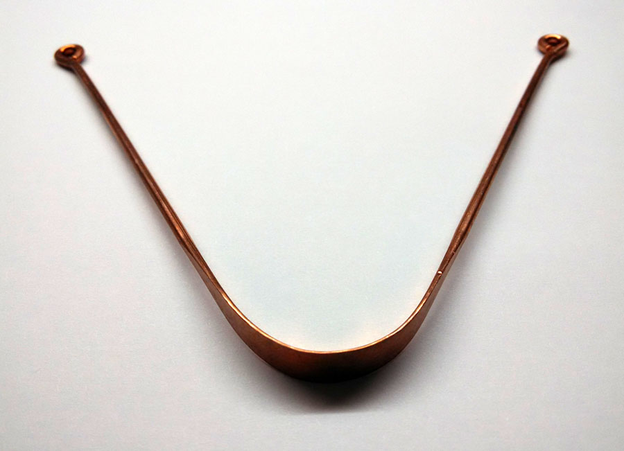 Языкочистка из плотной меди Языкочистка из плотной меди