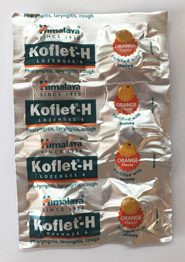 Льодяники від кашлю Кофлет Orange Himalaya