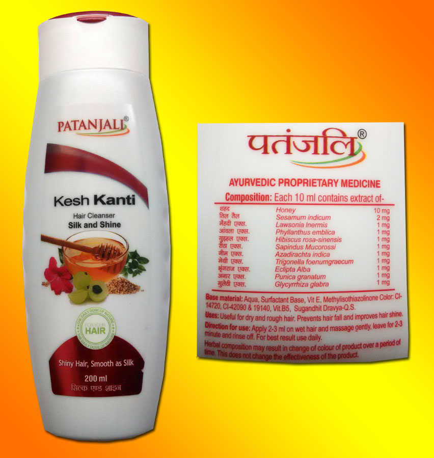 шампунь Patanjali Kesh Kanti Silk and Shine