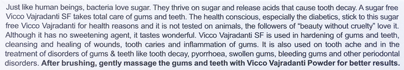 Vicco aюрведична зубна паста без цукру Vicco aюрведична зубна паста без цукру