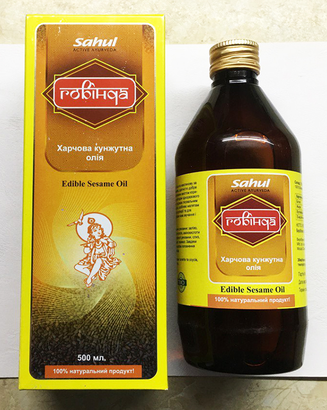 Кунжутна олія Govinda з Індії Кунжутна олія Govinda з Індії