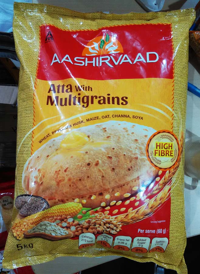 Мультизлаковая мука для чапати Multi Grains Atta