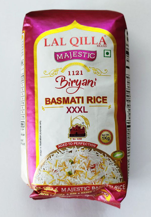 Basmati biryani Rice XXXL Majestic Lal Qilla Basmati biryani Rice XXXL Majestic Lal Qilla