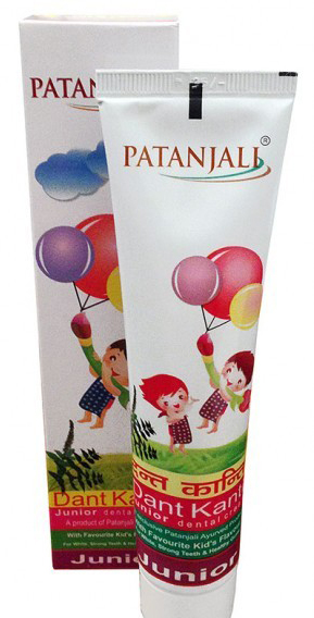 Дитячий крем для зубів Dant Kanti Patanjali Junior