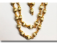 Намисто Туласі. Фарбування під золото